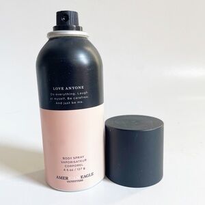 American Eagle love anyone body spray, half full